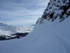 vom Goiselemandl Richtung Neualplseen Blick zurück auf die kurze Bergabpassage
