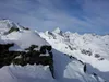 Blick vom Gipfel östl Sattelkopf Richtung NW Bildmitte die Alkuser Rötspitze dahinter der Hochschober