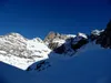 von Dolomitenhütte zur Karlsbaderhütte Mitte Roter Turm