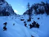 Abfahrt über Steinkar Blick zurück