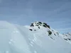 vom Gipfelkreuz auf den Gipfel Schleinitz
