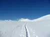 auf Hoehe Bergstation Faschingalm vorne Mitte Schoberkoepfl hinten Mitte Schleinitz