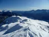 Blick vom Gipfel Goisele Richtung Aufstieg