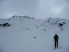 vom Schwalbenkofel auf die Schulterhöhe hinten Mitte Gipfel