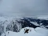Blick vom Gipfel Schulterhöhe Richtung NW unten Gailtal