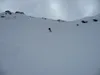 Abfahrt von der Schulterhöhe zum Schwalbenkofel