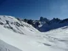 Innichriedl Blick zurück auf Aufstieg
