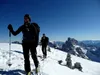 Ankunft Geri Rich und Hermann am Gipfel Schusterplatte hinten Zwölferkofel