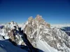 Blick vom Gipfel Schusterplatte Richtung Norden Mitte Dreischusterspitze