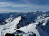 Blick vom Gipfel Sillingkopf Ri SW vorne Mitte Glockenkogel