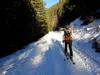 Aufstieg Richtung Speikbodenhütte entlang Rodelbahn