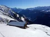 von der Frözalm Richtung Gipfel Speikboden Blick zurück in das Defereggental