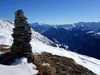 von der Frözalm Richtung Gipfel Speikboden Blick in das Defereggental