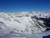 Blick vom Gipfel Speikboden Richtung Norden hinten Bildmitte der Großvenediger