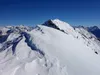 Blick vom Gipfel Speikboden Richtung Osten hinten Mitte der Donnerstein