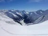 Blick von der Weißeneckscharte Richtung SO Mitte hinten der Nussingkogel unten der Ausgangsort