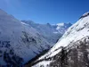 Abfahrt hinten Venedigermassiv